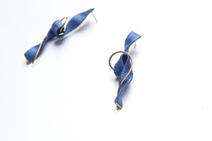 Bliss Earrings Navy Blue