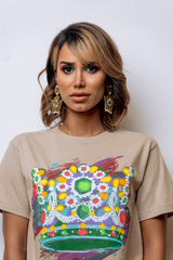 Glory Days Multi Color T-Shirt , Queen