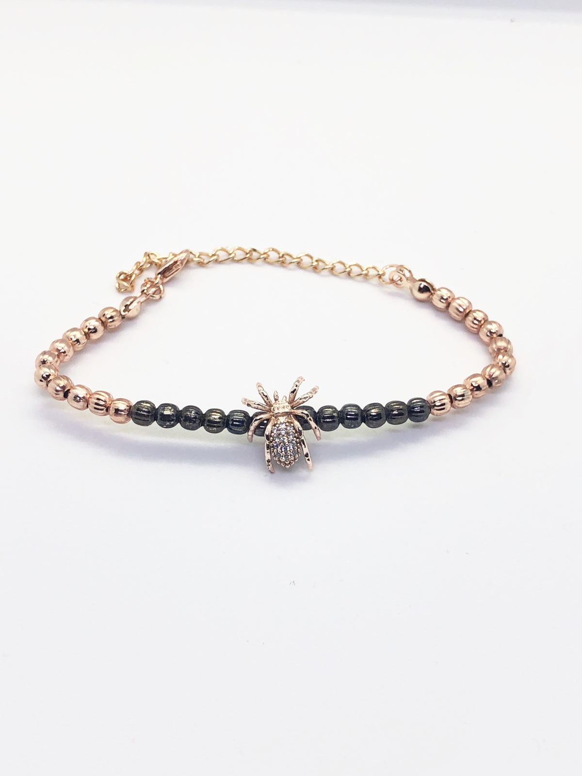 Rose Gold Spider Bracelet