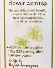 Flower Pearl earrings