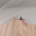 Handmade Silver Ring with Turquoise stone "Angel's wing"