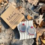 Samin Handmade Earrings (Pahlavi Coin with high Quality Stones)