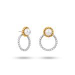 Bubble Earrings with Pearls
