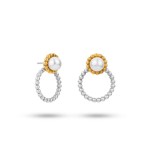 Bubble Earrings with Pearls