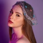 Hand-Embellished Tulle Hat with Sequin Details