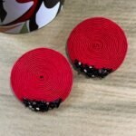 Yalda Handmade Red Earrings
