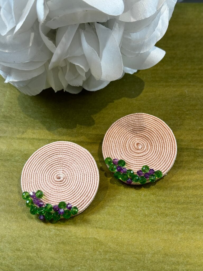 Handmade Pink Earrings