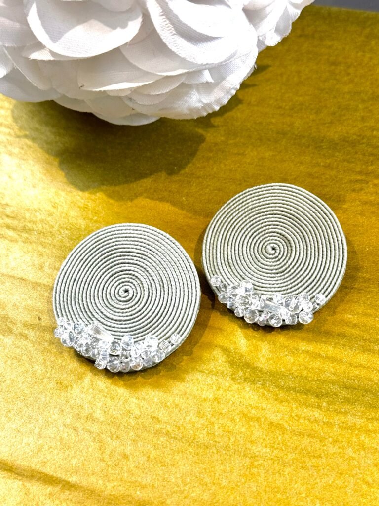 Handmade Light Green Earrings