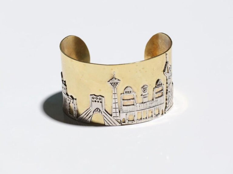 Tehran Handmade Bracelet Silver And Brass