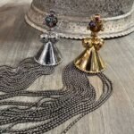 Bronze Gold and Silver plated Handmade Simorgh Earrings