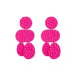 Shen Pink handmade contemporary polymer earrings
