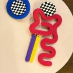 Macaron Red Handmade Earrings