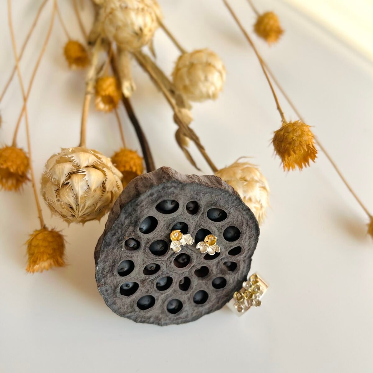 Silver blossom Earrings - Image 5