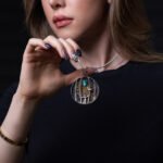 Freedom Handmade Silver Necklace with Neyshaboor Turqoise