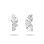 Folded Silver Earring
