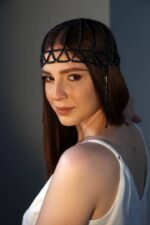 Handmade beaded headpiece