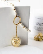 Handmade Resin Floral Necklace, Shell Choker - Image 3