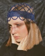 Handmade Crystal Headpiece with Subtle Sparkle - Image 3