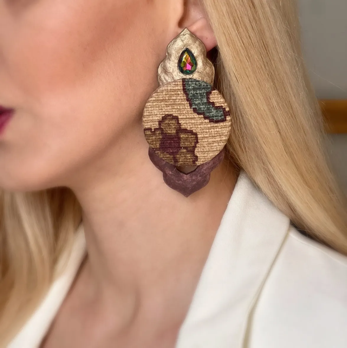 Atresa earrings handmade - Image 3