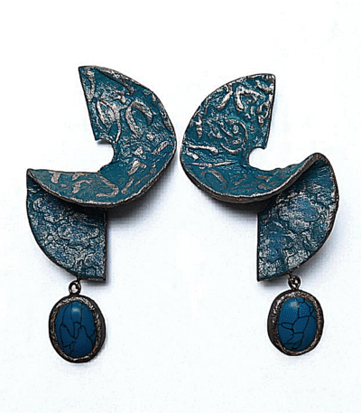 Navaz Earrings – Handmade Paper Mache Earrings