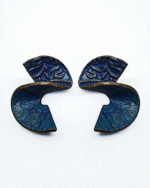 Sama Earrings – Handmade Paper Mache Earrings