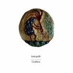 Kokopelli, handmade Nicklace, paper mache