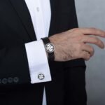 Hoo Leather and Silver Bracelet — Artfully Handcrafted from the Heyrani Collection, Merging Spiritual Depth with Elegant Simplicity, Crafted in Premium Leather for a Unisex, Timeless Look (M)
