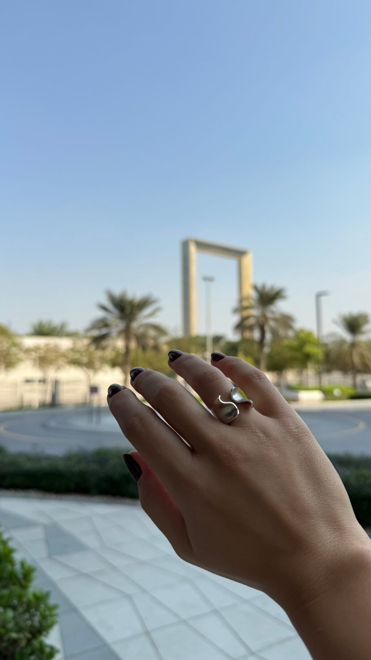 Sterling silver bent ring - Image 2