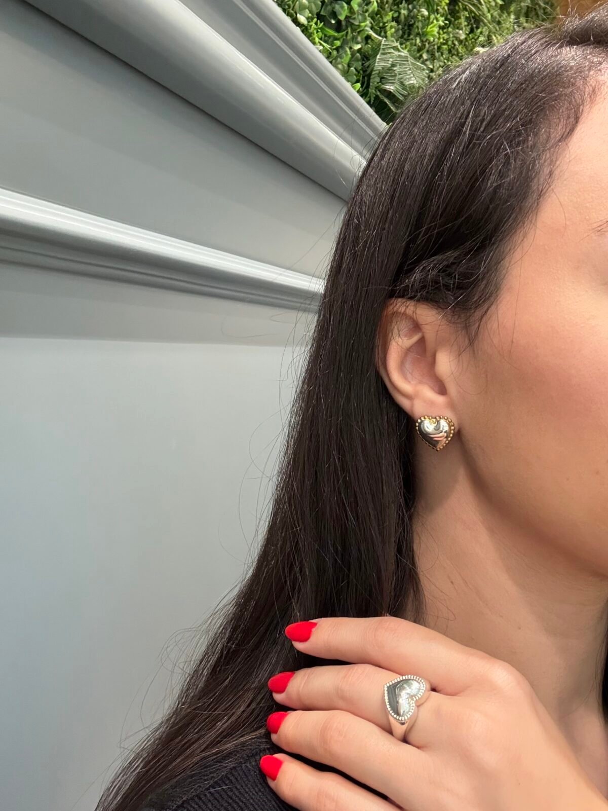 Sterling silver love bounded ring - Image 4