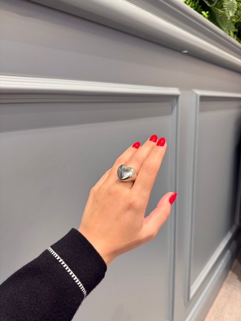 Sterling silver Amour ring