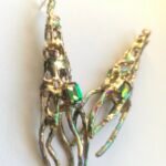 Green Gold Earrings code M--H04--2