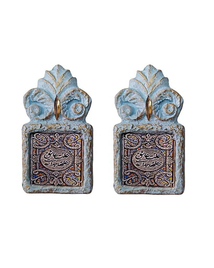 Infinite Love – Handmade Paper Mache Earrings – Light Weight