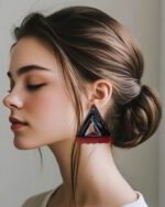 Mirror Majesty – Handmade Earrings – Light Weight - Image 2