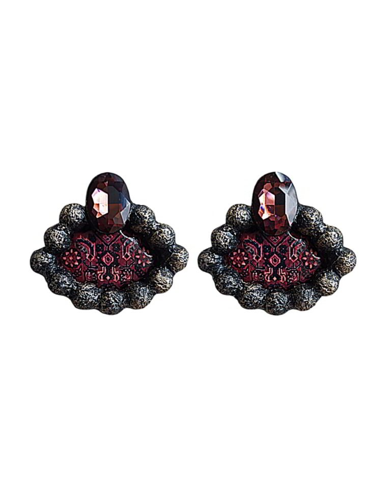 Golriz – Handmade Paper Mache Earrings