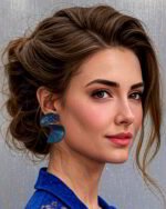 Sama Earrings – Handmade Paper Mache Earrings - Image 2