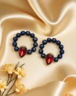 Halo And Flame – Handmade Paper Mache Earrings - Image 3