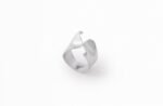 Sterling silver bent ring