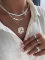 Sterling silver shamrock necklace - Image 3