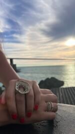 Sterling silver Lotus ring - Image 4