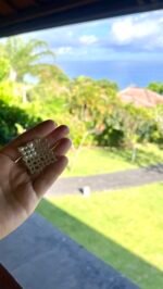 Sterling silver Lava brooch - Image 3