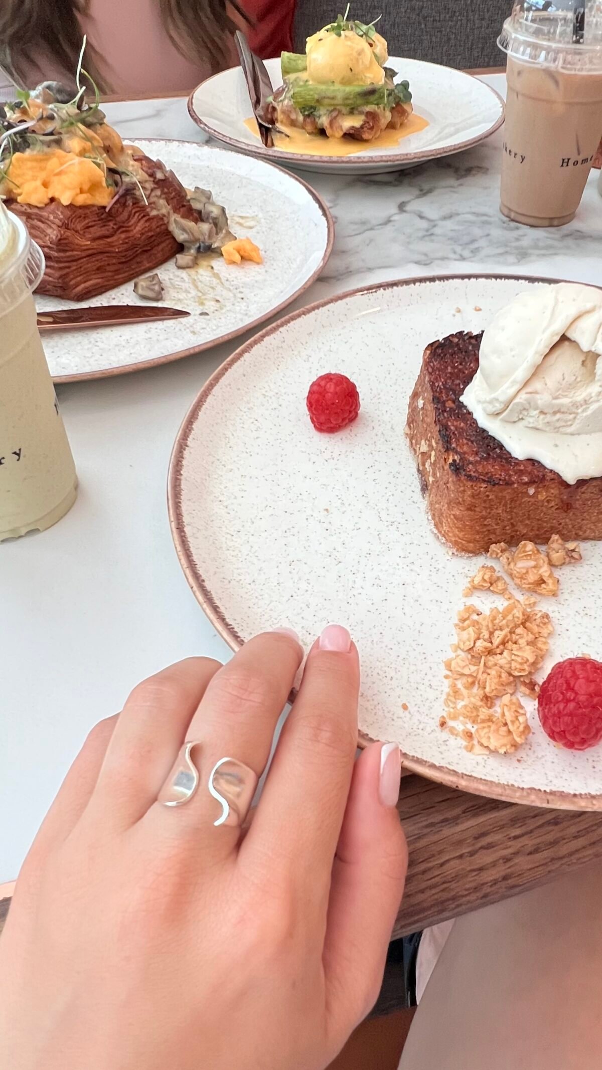 Sterling silver bent ring - Image 3