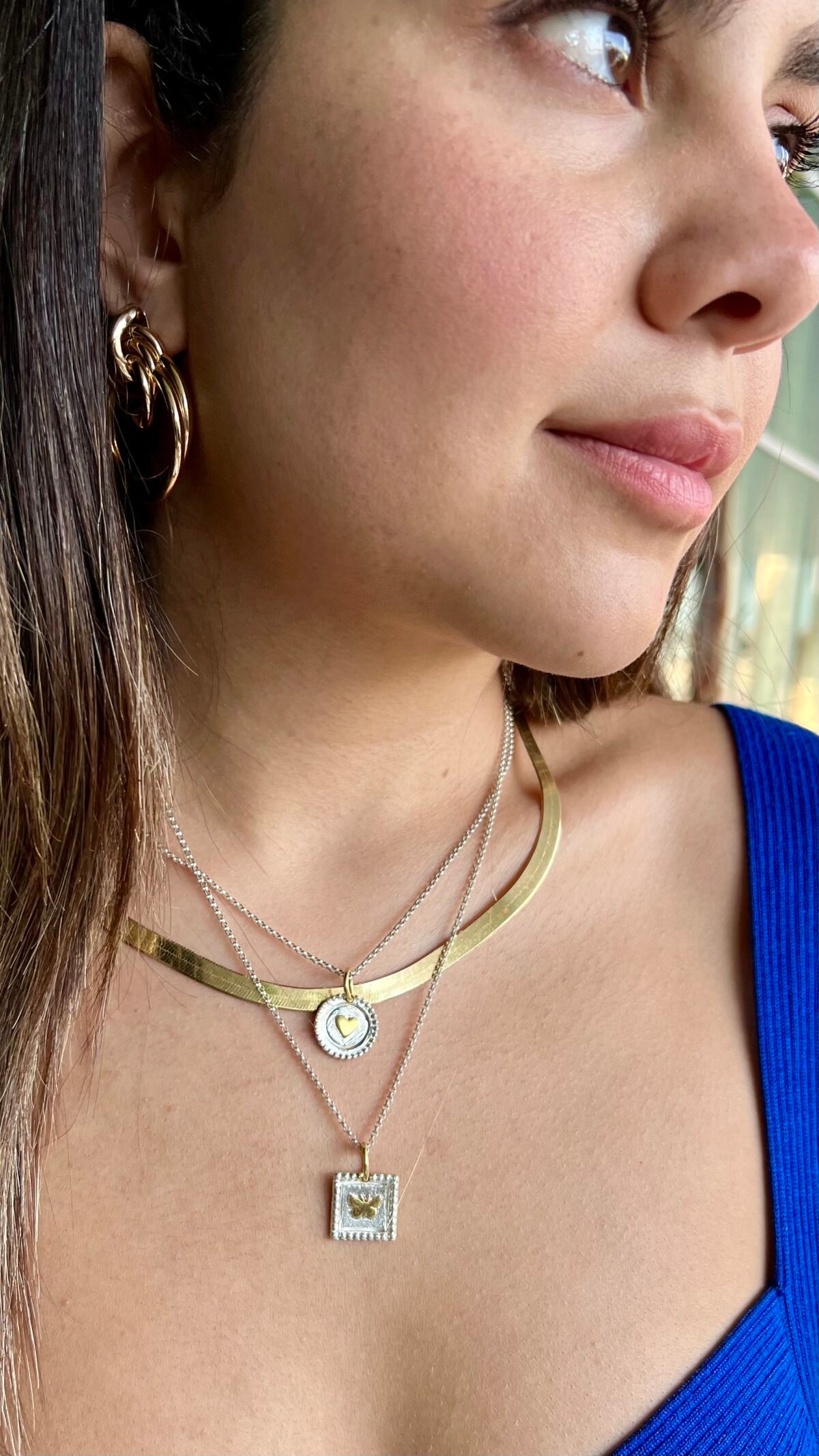 Sterling silver butterfly necklace - Image 4