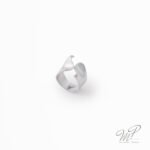 Sterling silver bent ring