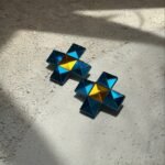 Dangar – Earrings Inspired by Geometric Forms and Pixelated Elegance