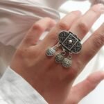 Nickel Silver Coin Charm Ring – Free Size