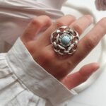 Nickel Silver Vintage Coin Ring – Free Size