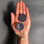 Handmade Brass Mirror Earrings with Balochi Embroidery & Decorative Pearls - Image 11
