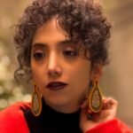 Lightweight Handmade Earrings with Pateh Embroidery and Brass Design - Image 10