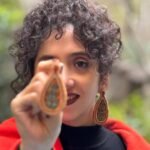 Lightweight Handmade Earrings with Pateh Embroidery and Brass Design - Image 14