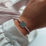 925 Sterling Silver Bracelet with "Love" Calligraphy